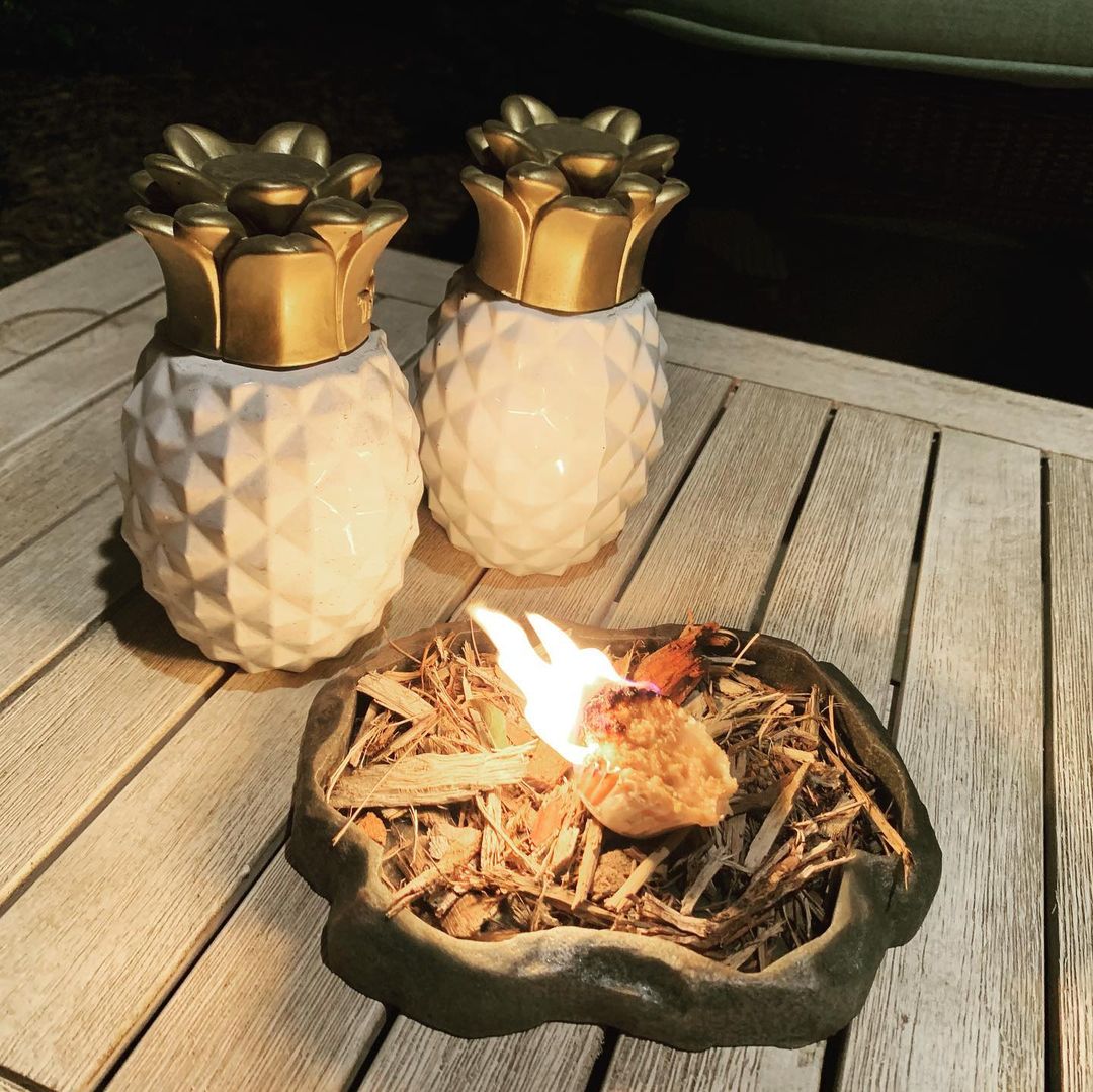 sawdust in ashtray
